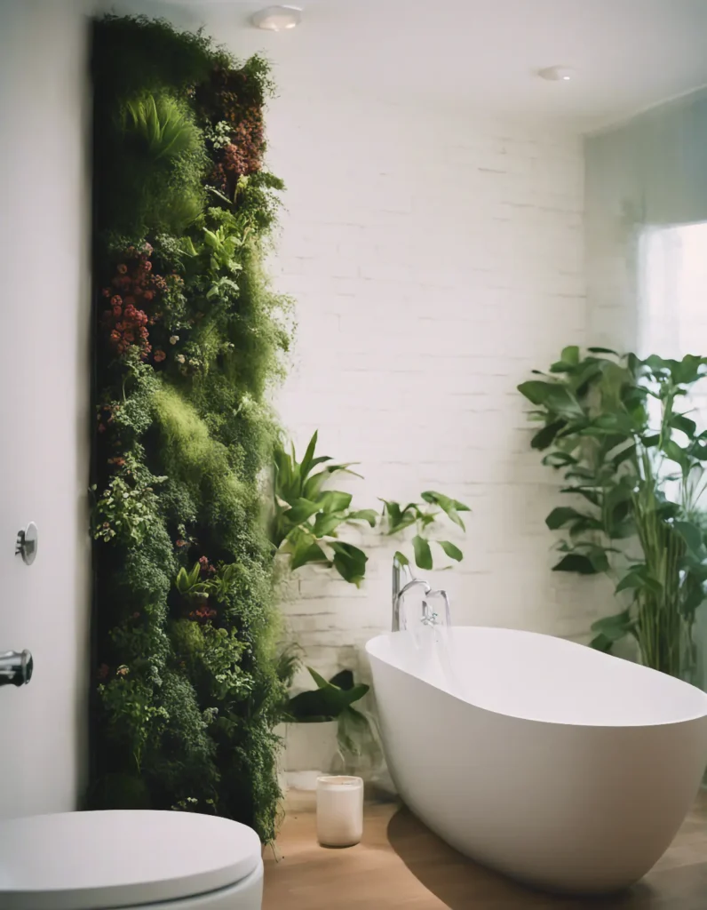 Adding a touch of nature to your bathroom can significantly enhance its ambiance and create a luxuri