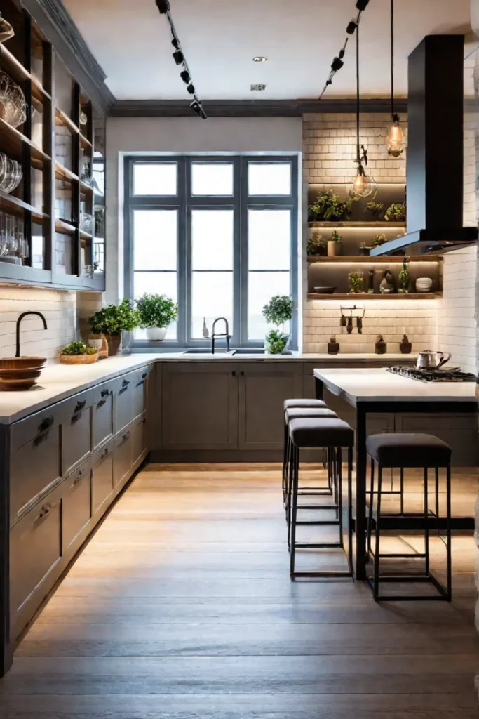 Lighting in a kitchen
