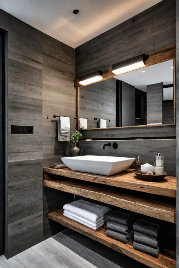 Bathroom with sustainable and stylish design