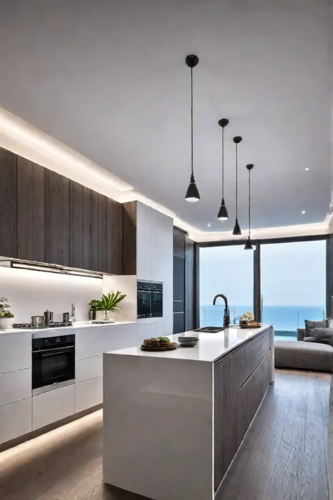 Energyefficient kitchen with LED and smart lighting