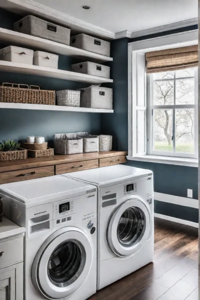 Laundry room converted to craft space