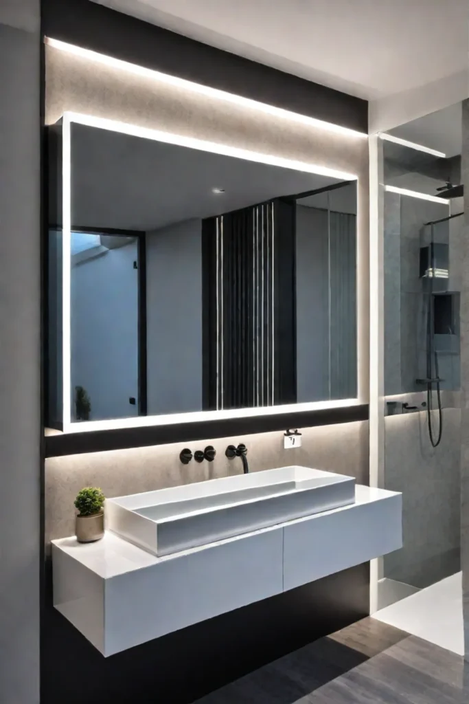 Small bathroom with minimalist design
