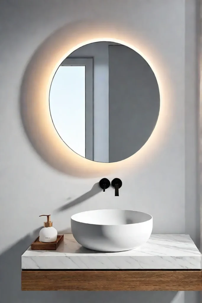 Budgetfriendly vanity alternative for small bathroom