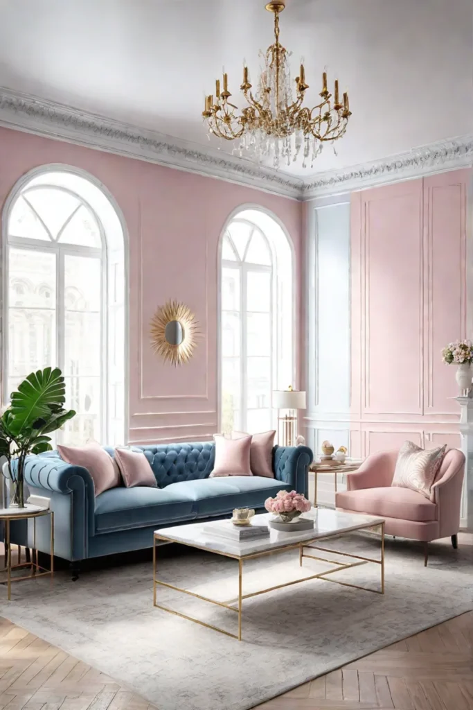 Calming and ethereal ambiance with a soft color palette