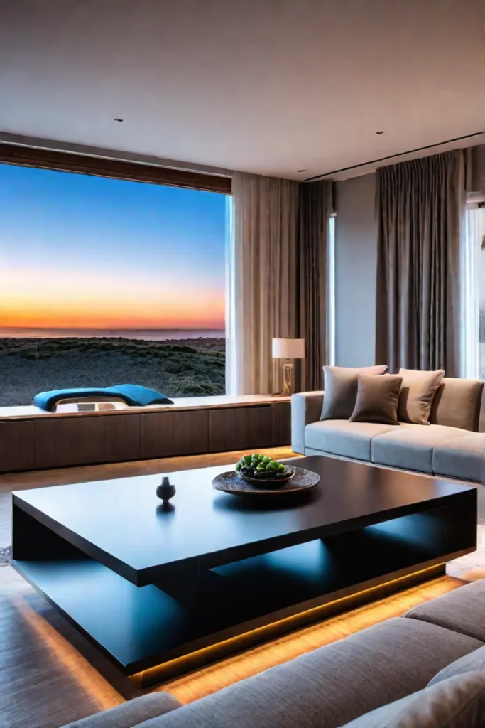 Cuttingedge smart home devices create a futuristic living room experience
