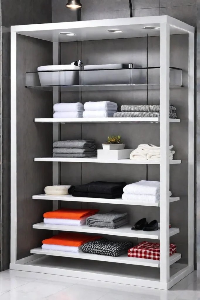 Maximizing vertical space with shelf risers