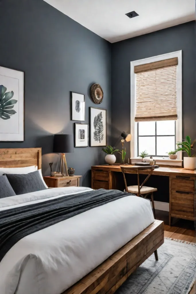 Sustainable and stylish bedroom decor with natural textures